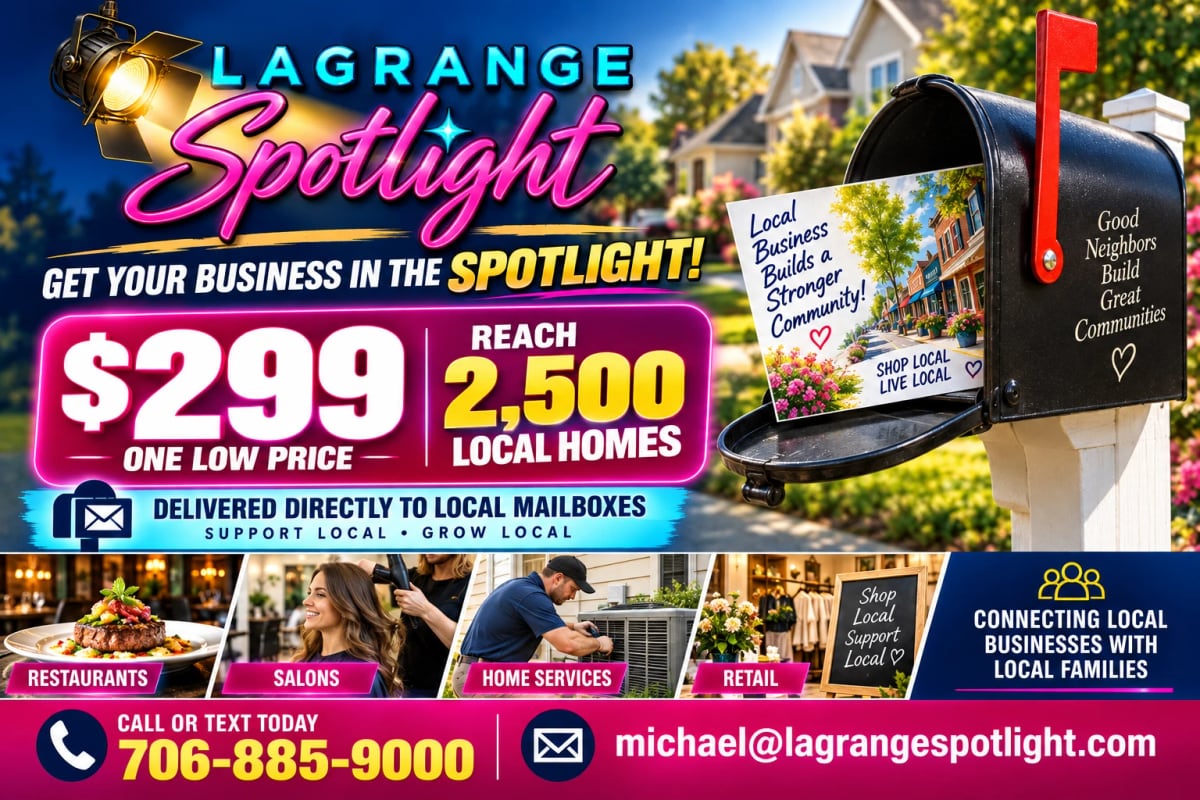 The LaGrange Spotlight card: $299 to reach 2,500 local homes